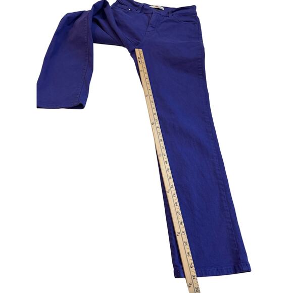 Levis 512 Jeans Womens Size 10 M Purple Slim Fit Tapered Leg Stretch Denim Y2K - Picture 9 of 11